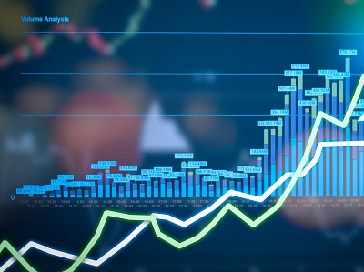 Crypto Currencies Volume Analysis Vector (OOKS Project) design flat graphic design illustration illustrator vector