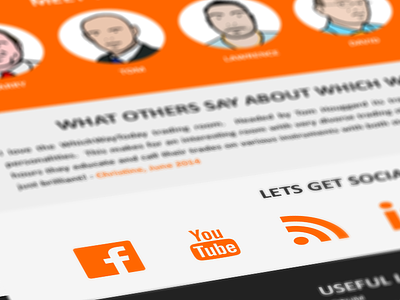 Social media introduced cms facebook iconic orange site social social media web webdesign wordpress youtube