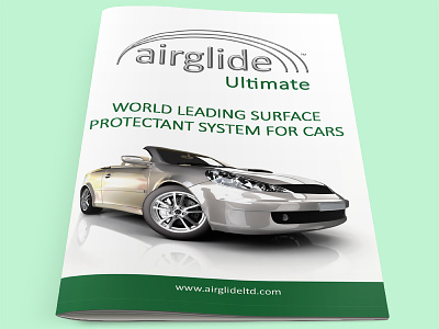 Airglide Leaflet booklet branding brochure car design green leaflet logo vehicle