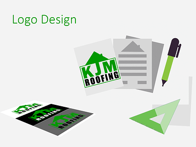 Zanet Logo Design for Roofing company