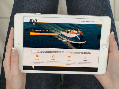 New SVL web site design devices flat icon iconic mobile mock photoshop seismic svl web yellow