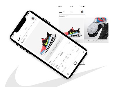 Nike app redesign app app home page branding fresh design inspiration ios mobile mobile app mobile app design mobile ui nike app product design redesign typography ui ux