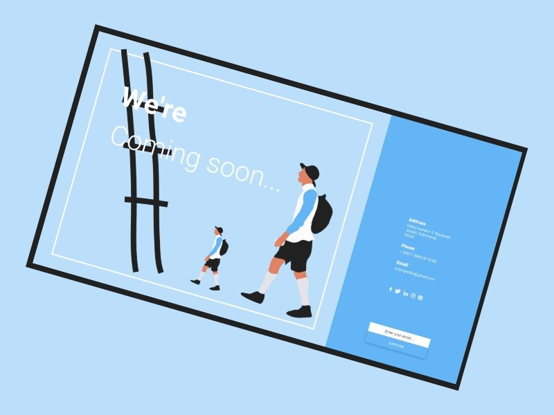 Coming Soon identity product design branding illustrator ux vector fresh design ui illustration landing page fresh cool inspiration website design website webdesign web design page coming soon
