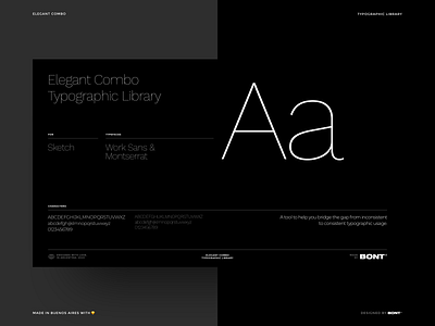 Elegant Combo - Typographic Library - 06 branding clean combination combo design elegant font library sketch library sketchapp sophisticated system type typeface typography