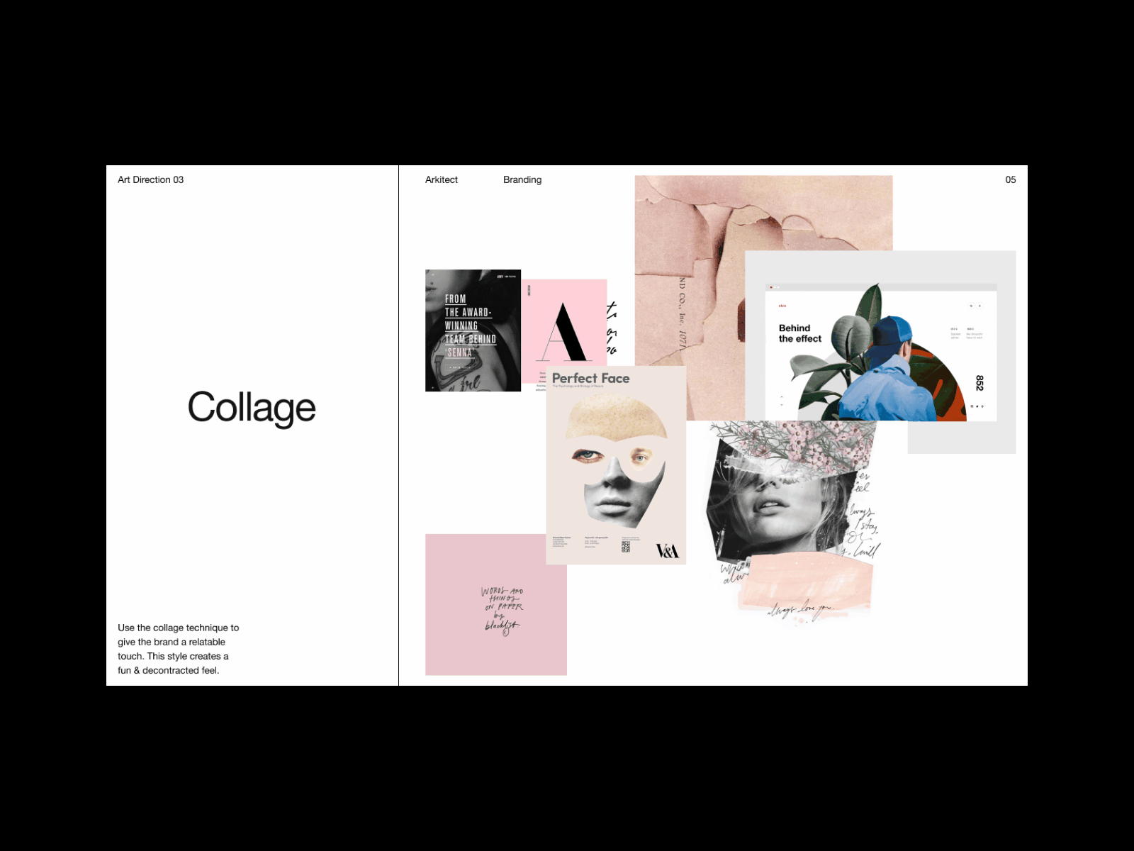 Arkitect® - 03 art direction branding clean design graphic design layout minimal presentation slides typography