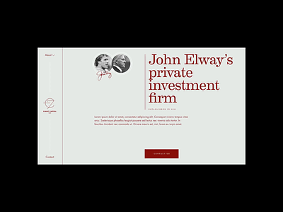 Elway Capital - 03 clean design landing layout minimal typography ui ux web design website