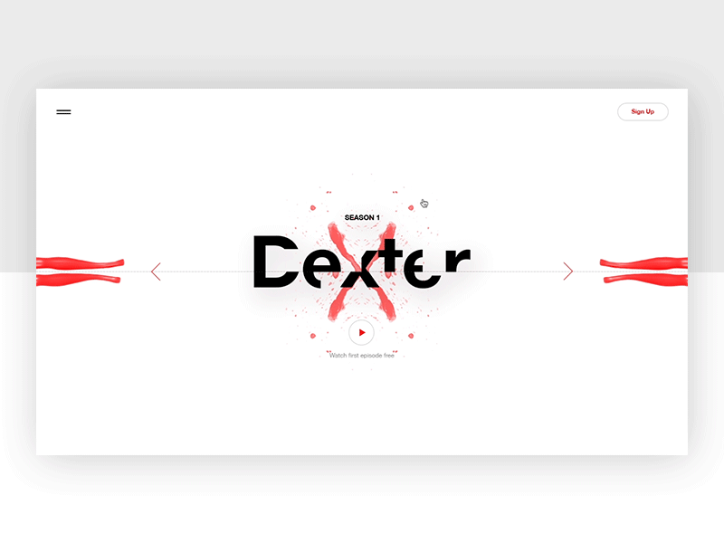 Dexter animation art direction creative direction dexter fullscreen interaction design interface landing minimal motion ui web