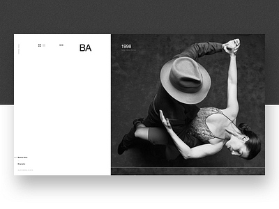 Aldo Sessa - Album 6 (concept) concept helvetica landing page layout minimal photography swiss typography ui ux web design