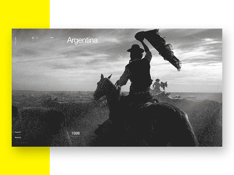 Aldo Sessa - Interaction 2 (concept) animation clean helvetica landing page layout minimal motion ui principle swiss typography ui