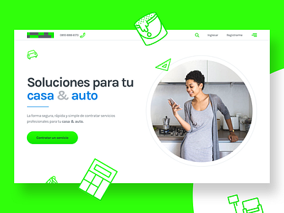 CrocoApp - Desktop Landing Alt clean flat landing page layout marketing minimal product responsive ui ux web design website