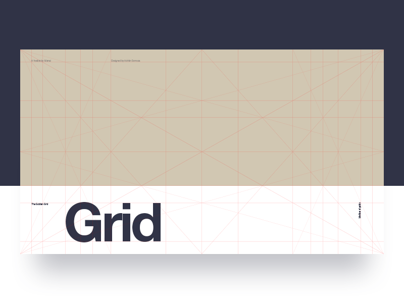 Golden Canon Grid - Freebie by Bont fibonacci freebie golden ratio graphic design grid helvetica layout template typography