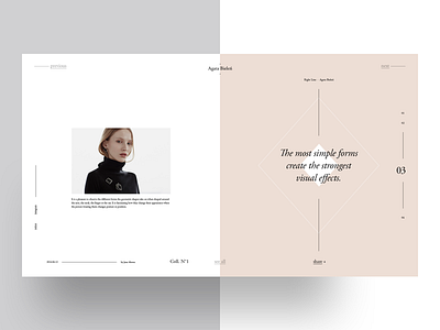 Agata Bieleń — Upcoming Freebie — 3 fashion fibonacci freebie garamond golden ratio graphic design grid layout magazine template typography