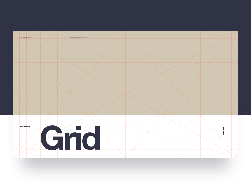 Golden Ratio Grid - Freebie by Bont fibonacci freebie golden ratio graphic design grid helvetica layout template typography