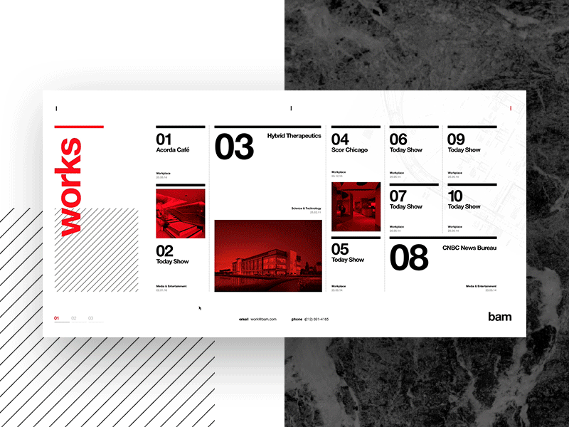 Das - Architecture Template - Sketch clean concept helvetica landing page layout minimal swiss typography ui ux web design website