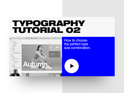 Typography Tutorial 02 art direction course design free interaction layout learn school tips visual youtube