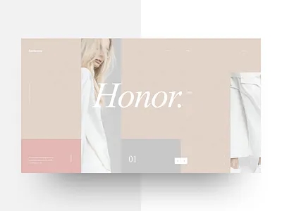 Senhoma© - International Women's Day concept ecommerce fashion helvetica interaction interface landing layout lookbook minimal mondrianizm template