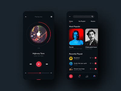 Music Player App Design