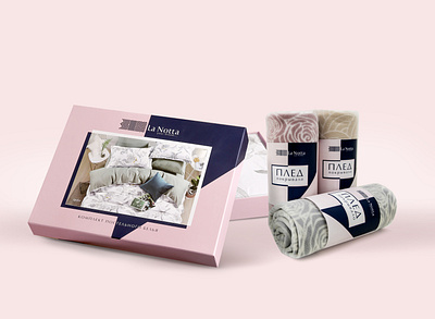 Packaging for home textiles branding design graphicdesign logo текстиль упаковка