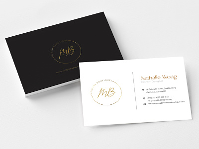 Preview Business Card Design | Elegant | Minimalist branding businesscard catalogue community company dribbble illustration layout minimalist personal presentation