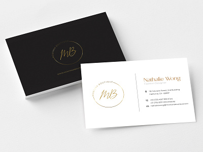 Preview Business Card Design | Elegant | Minimalist