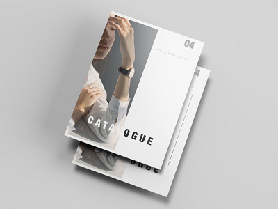 FLYER branding catalogue company dribbble fashion illustration lookbook minimalist presentation style