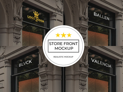 Download Store Front Mockup By Rafmuhco On Dribbble