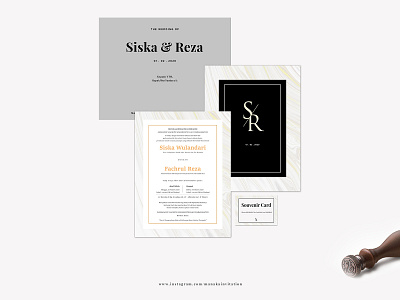 Weeding Invitation Minimalist - Indonesian style