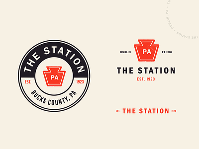 The Station Branding adobe illustrator brand design branding graphic design illustrator logo logo design typography vector