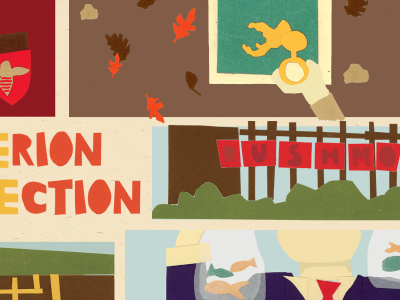 Criterion Collection criterion collection cut paper illustration wes anderson