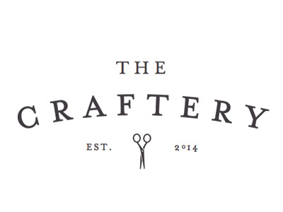 The Craftery Logo branding crafts design diy logo rebrand small business the craftery