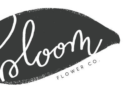 Bloom Flower Co. Branding branding design designer floral flower logo small business type typography