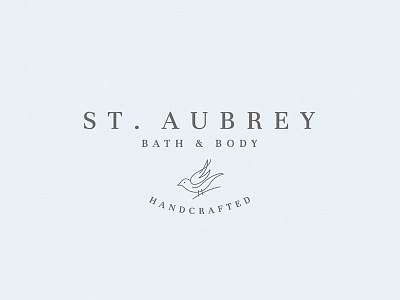 St. Aubrey Bath & Body bath body branding design logo logo design small business soap