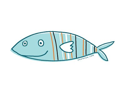 Just a Derpy Fish doodle fish illustration illustrator vector