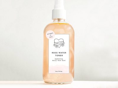 Mom + Pop Labels design graphic design label design minimal packaging packaging design products skin care small biz spray bottle