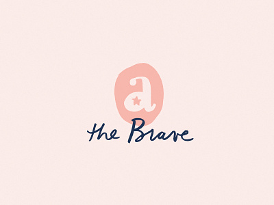 Annie the Brave brand design branding childrens design doodle graphic design hand done typography handwriting logo logo design type typography