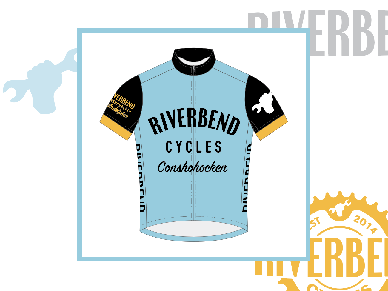 Riverbend Cycles Jersey by Alisa Wismer on Dribbble