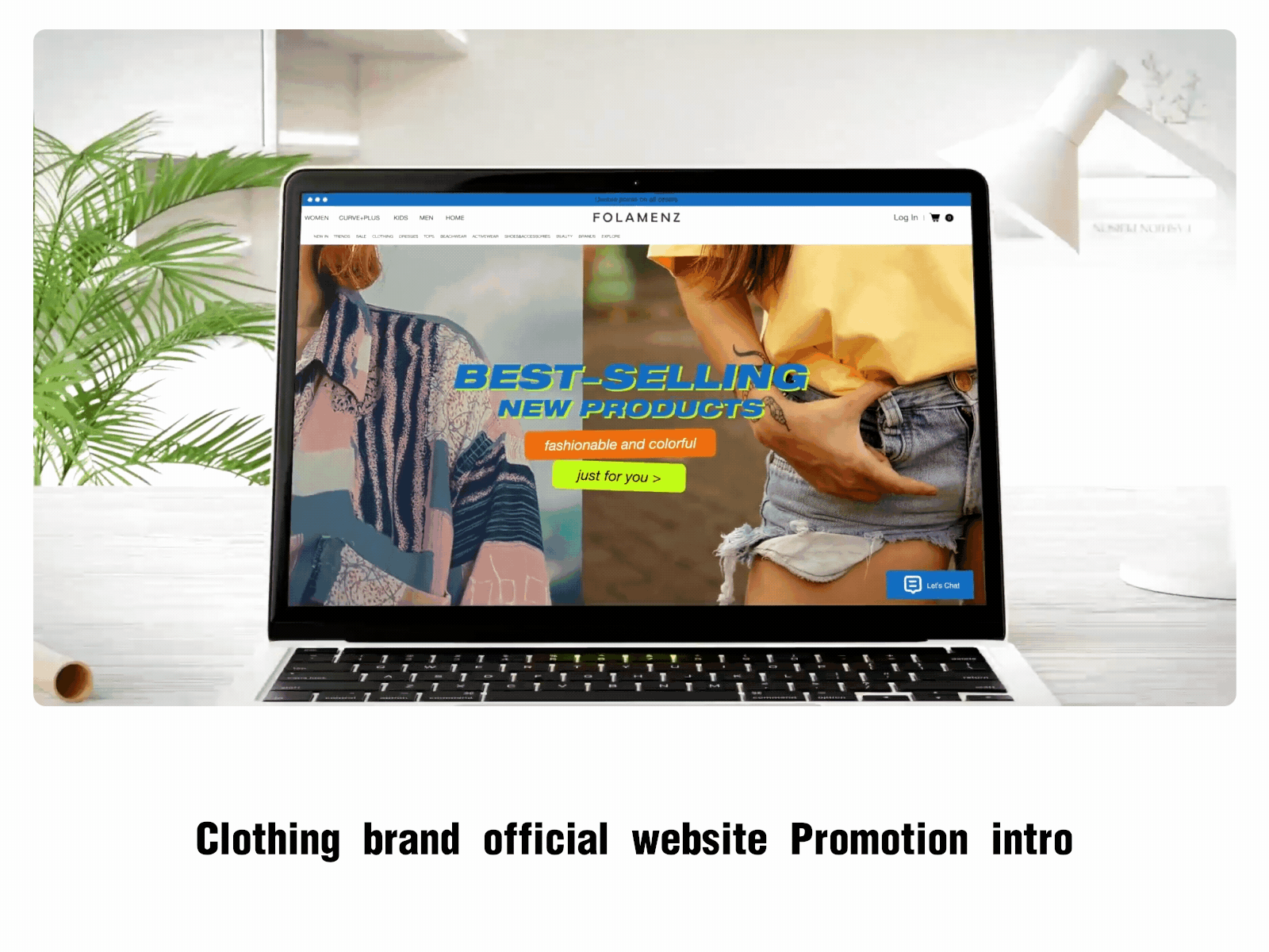 Clothing brand official website Promotion intro