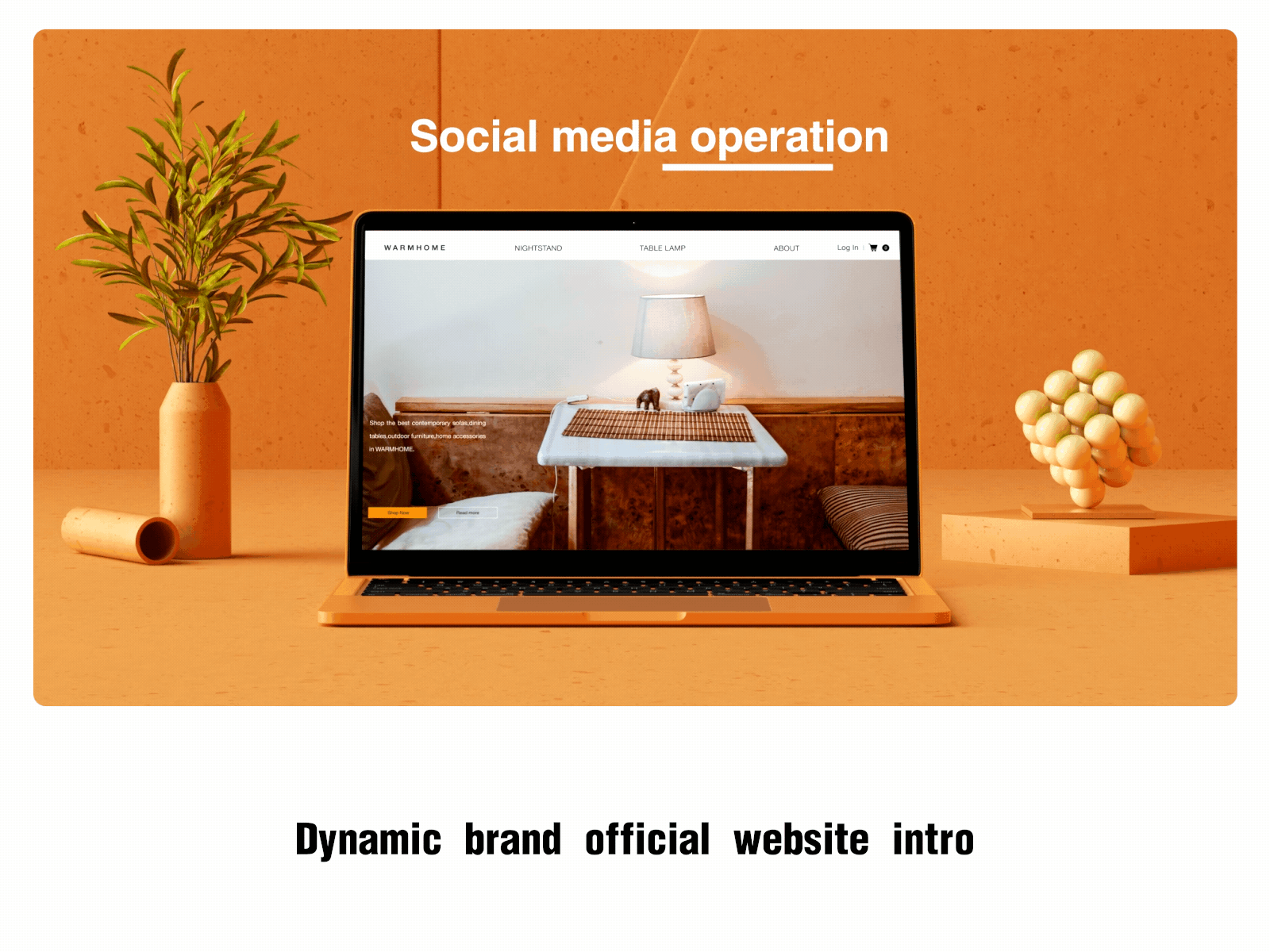 Dynamic brand official website intro