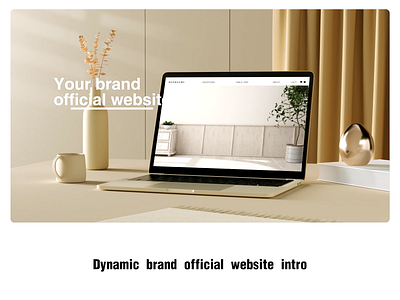 Dynamic brand official website intro 3d animation after effect black friday branding design shopify shopline website