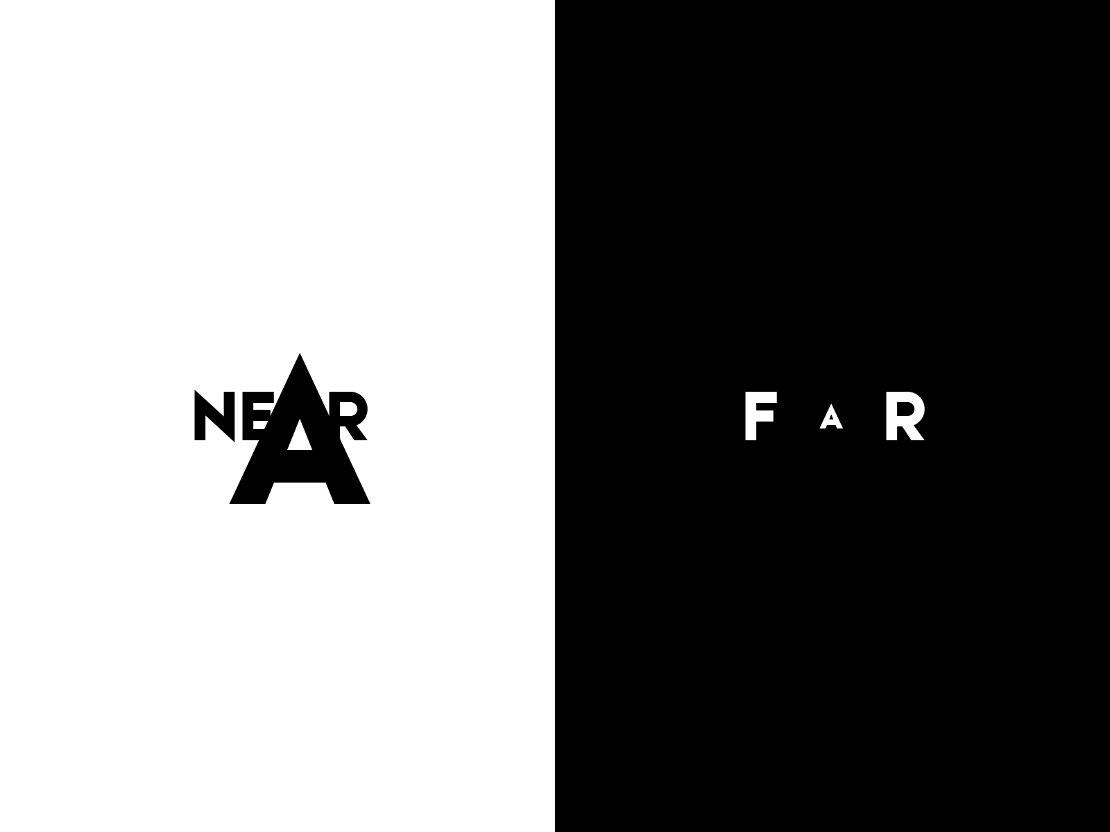 near - far by Melvin Grefalda on Dribbble