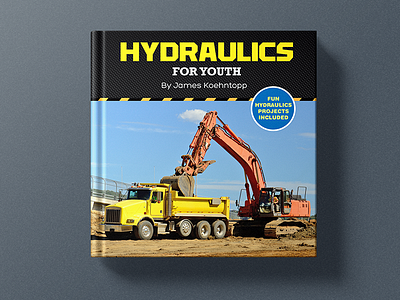 Hydraulics For Youth Book Cover book cover design design indesign typography