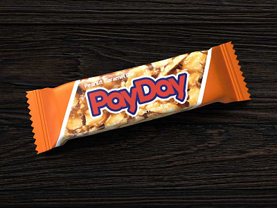PayDay Package Redesign branding candy candy bar challenge design