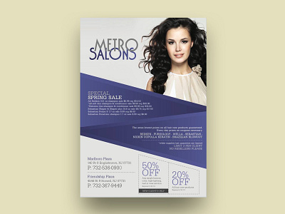 Salon Flyer branding design