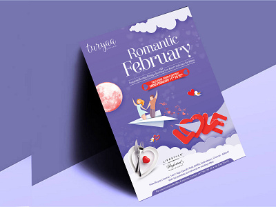 Valentine's day - Creative flyer creative design creative creative and quality illustration typography design