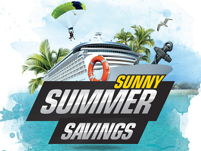 Sunny Summer Flyer branding creative design creative creative and quality design graphic design illustration