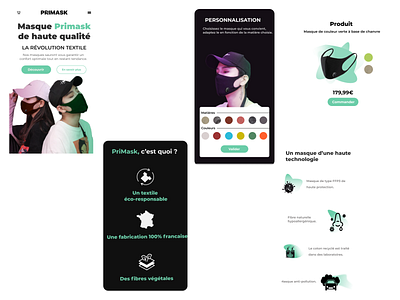 PriMask SCHOOL PROJECT (mobile) @actuality @colors @coronavirus @design @ecology @mask @mobile @personalization @style @ui @ux