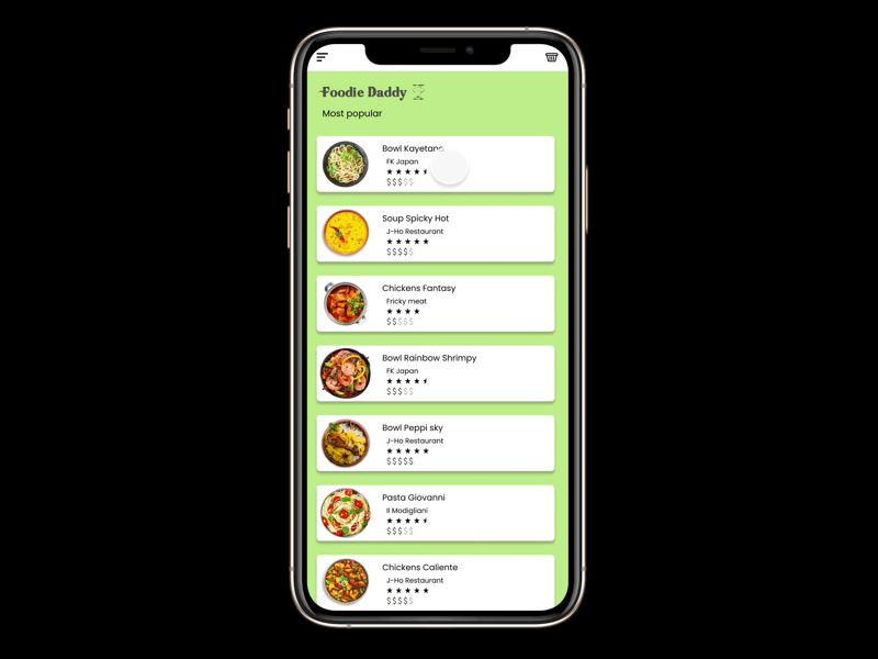 Delivery Food App @animation @colors @daily ui @design @food @mobile @ui @ux