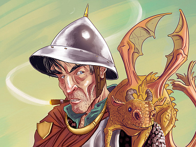 Sam Vimes - Discworld discworld dragon errol pratchett sam vimes