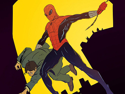 Amazing Fantasy Cover Re-Imagined amazing comic cover fantasy marvel spider man spiderman superhero