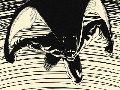 Freefall batman comic dc illustration ink superheroes